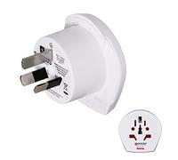 Hama World to Australia/China Adaptador de Enchufe eléctrico Tipo I (AU) Universal Blanco - Adaptador para Enchufe (Tipo I (AU), Universal, Blanco, Male Connector/Female Connector)