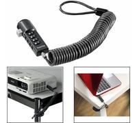 Hama - Combination Lock para Netbooks, 4 Digits, Anthracite, Negro