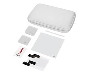 Hama Zubehör-Set Für Nintendo New 3DS, 8-Teilig (Inkl. Tasche, Schutzfolien, Stift, Game Cases U.V.M.) Weiß [Importación Alemana]
