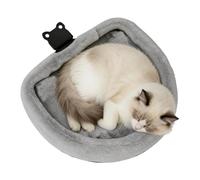 Hamac De Lit De Bureau Pour Chat Pour Bureau - Franela 44 X 23,5 X 8,5 cm, 1500 G, Pliable À UNE Touche - En Fourrure e Lapin Douce, Respirante, Gain Đe Place our Les Travailleurs À Distance