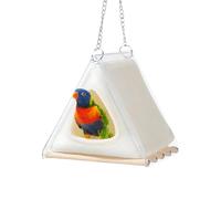 Hamac Pour Oiseaux- Maison À Cage | Revêtement Amovible Fournitures Animaux D'Hiver, Nid Perruche, Grotte Pour Oiseaux, Hamac, Perroquet Calopsitte Conure Pinson Intérieur Extérieur Maison Bureau Ap