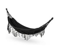 Hamaca 200x150cm, hasta 200 kg, Hamaca Doble Exterior para 1-2 Personas, de algodón Estilo Boho para jardín, balcón, terraza, Hamaca Transpirable para niños y Adultos