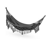 Hamaca 200x150cm, hasta 200 kg, Hamaca Doble Exterior para 1-2 Personas, de algodón Estilo Boho para jardín, balcón, terraza, Hamaca Transpirable para niños y Adultos
