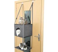 Hamaca Acuiano Cat, Transpirable 16x13 Pulgadas Cálculo De Gato Hamaca De Gato Montado En La Puerta - Pecejo De Estacional Desmontable Pecejo Para Puerta Y Camas Elevadas Puerta En