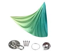Hamaca aérea, ligera y portátil, tejido elástico de seda aérea, resistente para entrenamiento de fitness, para interior, exterior, hogar, gimnasio, estudio de danza, entrenamiento acrobático
