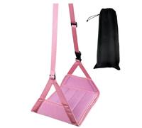 Hamaca ajustable para pies de avión - Reposapiés portátil para escritorio con base de soporte extraíble | Reposapiés de viaje para hombres y mujeres, diseño ergonómico para avión, uso doméstico