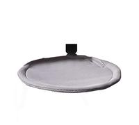 Hamaca ajustable para ventana de gato, cama para mascotas montada en escritorio (gris, estilo base de malla transpirable)