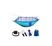 Hamaca al aire libre con mosquitera, tienda de campaña para camping, vivac y trekking, hamaca portátil para como tienda de campaña, hamaca, hammock y vivac, para viajes y aventuras (11,260 x 140 cm)