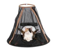 Hamaca Animales - Poliéster y Nylon 24.41x15.75x17.72in | Cama Gato Transpirable Plegable, Nido Exterior Portátil, Esquina de Descanso Veranda para Pequeños Compañeros, Sueño Interior/Exterior