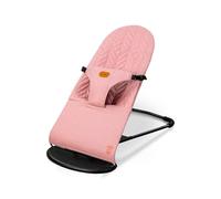 Asalvo PARADISE Hamaca Bebé con Función Mecedora y Asiento, Silla Mecedora Ergonómica para Bebés, Balanceo Natural, Arnés 3 puntos, Reclinable y Plegable, Hasta 13 kg, Rosa