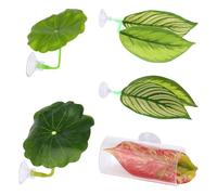 Hamaca Betta para acuario, juguetes de descanso de hojas para mascotas pequeñas y pequeñas, con ventosas fuertes, hojas decorativas bajo el agua para criar, jugar, dormir y configuración de pecera