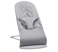 BabyBjörn Hamaca Bliss, Tejido, Acolchado pétalo, Gris claro