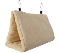Hamaca cálida de invierno para pájaros, loros, nido colgante, cobertizo, cama de felpa suave, cueva escondite para periquitos, columpio, tienda de campaña, columpio para loros
