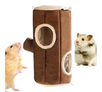 Hamaca cama cálida, jaula de animales pequeños, casa de túnel de Guineas, cama cálida para hámster, casa de tubo de animales pequeños, cama de terciopelo de doble cara, casa de hámster de forro polar