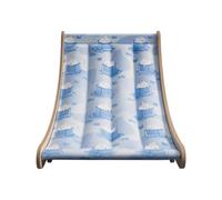 Hamaca Cama para Gatos | Colchoneta de Madera Transpirable y Lavable - Esterilla Refrescante para Mascotas - Para Coche Sala De Estar Hogar Exterior Jaula Dormir Jugar Verano Calor Senior Cachorro Y C
