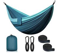 Hamaca Camping Ultraligera Hamacas 2 Personas 300 x 200 cm portátil Hamaca de Acampada 300 kg de Capacidad de cargaHamaca de Viaje hasta Jardín Playa