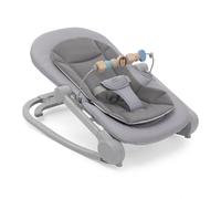 Chicco Silla Mecedora Magia, 2 en 1: Silla Mecedora para Recién Nacidos y Primera Silla hasta 18 kg, Barra de Juegos con Elementos de Madera, Mini Reductor Incluido, Modo Mecedora o Fija
