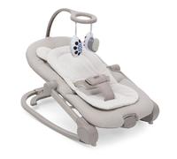 Chicco Silla mecedora Mia 2 en 1 – Hamaca desde 0 meses, reductor algodón orgánico, barra reversible