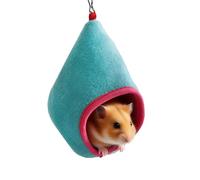 Hamaca chinchilla, decoración colgante para jaula de ratón - Cama para hámster y ardilla, para ratones domésticos muy pequeños y descansar y subir en interiores