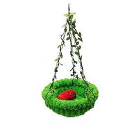 Hamaca colgante de nido de pájaro para mascotas pequeñas y medianas loros, periquitos, cacatúas, cacatúas, amazonas, tortolitos, periquitos, canarios, hámsteres, ratas, jerbos, jaulas de chinchilla