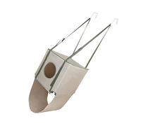 Hamaca colgante de puerta de doble capa para gatos, cama colgante para gatos, casa de descanso cálido para interiores, muebles de puerta