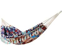 Hamaca colgante doble máx. 420 libras macramé para interiores y exteriores, patio, jardín, playa, vacaciones