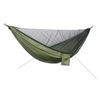 Hamaca Colgante, Hammock Hamaca para Acampar De 290x140 Cm, Elementos Esenciales para, Doble E Individual Portátil Ligera con Correas para Árboles Hamaca de Viaje(B)