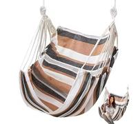 Hamaca colgante mecedora, columpio colgante, silla de hamaca, sillón al aire libre, habitación juvenil niña, máx. 500 libras de grosor, hamaca ampliada para dormitorios universitarios