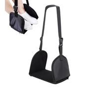 Hamaca Con Reposapiés De Avión - Colgador De Soporte Para Pies De Viaje Ajustable, Eslinga Portátil Compacta | Solución De Descanso De Asiento Accesorio De De Elevación De Piernas De Confort De