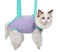 Hamaca de aseo para perros, colgador de corte de uñas, herramienta de 14.96 x 15.75 pulgadas con función de sujeción, accesorio de entrenamiento para cachorros, hamacas de salón profesional con diseño