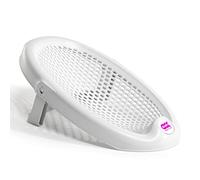 Hamaca de baño Jelly - Materiales no tóxicos - Base antideslizante con sistema de bloqueo - Plegable, ideal para usar en bañeras - para recién nacidos y bebés - Blanco
