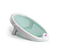 Hamaca de baño Jelly - Materiales no tóxicos - Base antideslizante con sistema de bloqueo - Plegable, ideal para usar en bañeras - para recién nacidos y bebés - Azul claro