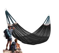 Hamaca de camping - Columpio al aire libre | Hamaca de árbol de red | Columpio portátil para árbol con fuerte capacidad de carga para exteriores, patio, jardín, balcón, senderismo, meditación, viajes