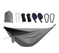 Hamaca de camping, hamaca de camping | Hamaca de viaje portátil resistente y de carga - Hamaca de paracaídas para camping, lona para hamaca, red de hamaca plegable para pesca, senderismo en el campo