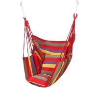 Hamaca de Camping portátil, Hamaca de Lona Multicolor 39,4 x 51,2 Pulgadas, portátil, Plegable, fácil Montaje(B)