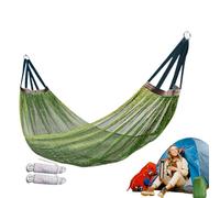 Hamaca de camping - Swing de red portátil, cama de árbol ligera | Fuerte capacidad de carga para viajes al aire libre al aire libre, relajante balcón de jardín de meditación, cómodo patio de descanso