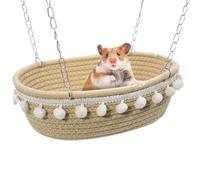 Hamaca de conejillo de indias - 1 accesorio de jaula, para colgar chinchilla, hurón, felpa cálida, escondite, comodidad para animales pequeños, hamaca de animales pequeños para ardilla, hurón, azúcar