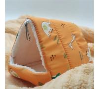 Hamaca de cueva de juguete, hamaca para pájaros, nido de felpa cálida para pájaros, jaula para periquitos, cacatúas, canarios, cama para pájaros (jirafa-S)