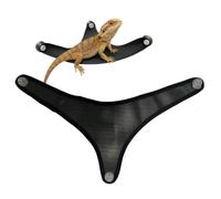 Hamaca de dragón barbudo - Red transpirable con ventosas, accesorios para terrarios | Cama de amor de lagarto - Para reptiles como serpientes camaleones geckos y tortugas para dormir el sol y fuera