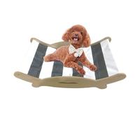 Hamaca De Enfriamiento De Mascotas - Cama De Malla Elevada para Y Perros, Tumbona De Verano Transpirable | Muebles De Enfriamiento para Uso De Piso Al Aire Libre, Lugar para Dormir Interior, SIL