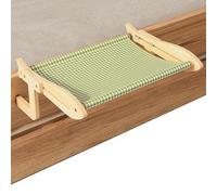 Hamaca de gato para ventana, percha transpirable para gatos, montaje lateral resistente, hamaca de madera resistente para uso en interiores