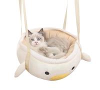Hamaca de Interior para Gatos, Transpirable para Cachorros, Cuna Colgante para Gatitos con Tela de Malla, Tumbona elevada para Amantes de los Animales, Cama suspendida, cómoda Cesta de