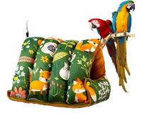 Hamaca de Invierno para pájaros, Refugio Colgante de Forro Polar, Cama de Jaula Interior, retención de Calor con del estrés | Ideal para Loros, periquitos, Loros, Loros, Conures solares
