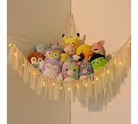 Hamaca De Juguete para Animales De Almacenamiento De Oso De Red De Almacenamiento De Juguetes Red De Juguete Suave para Habitación De Niños