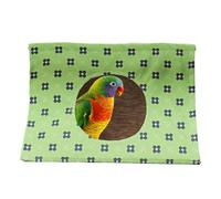 Hamaca de pájaros para jaula, hamaca resistente a los arañazos para loro, instalación flexible, casa de dormir para pájaros, para conures, cacatúas, guacamayos, pinzones, periquitos