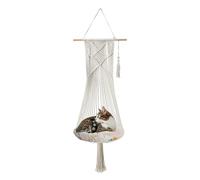 Hamaca de para Gatos, Cama para Gatos Boho,Hamaca de para Mascotas para Gato | Cama de Cuerda de algodón Tejida a Mano para Mascotas, Cama oscilante Suave para Gatitos para Dormir, Tomar Siestas y