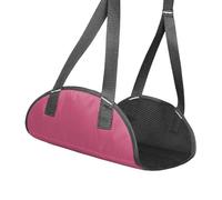 Hamaca de pie de viaje para viajes largos, aviones, tren, oficina, ligera, práctica, tela de malla, plegable, reposapiés compacto