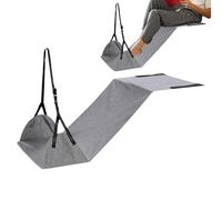 Hamaca de pies para viajes en avión, accesorio de correa ajustable, reposapiés portátil, cama acolchada de apoyo para las piernas, sueño del bebé o comodidad en vuelos largos y esenciales de viaje