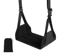 Hamaca de Pies para Viajes en Avión | Hamaca De Viaje Ajustable Para Pies | Soporte Ergonómico Plegable y Extraíble para Comodidad en Vuelos y Viajes de Negocios