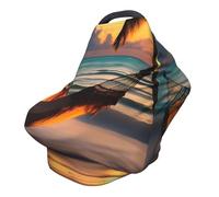Hamaca de playa con estampado completo versátil para silla de paseo o lactancia, especialmente diseñada para tu bebé